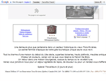 Tablet Screenshot of manoirdeblois.com
